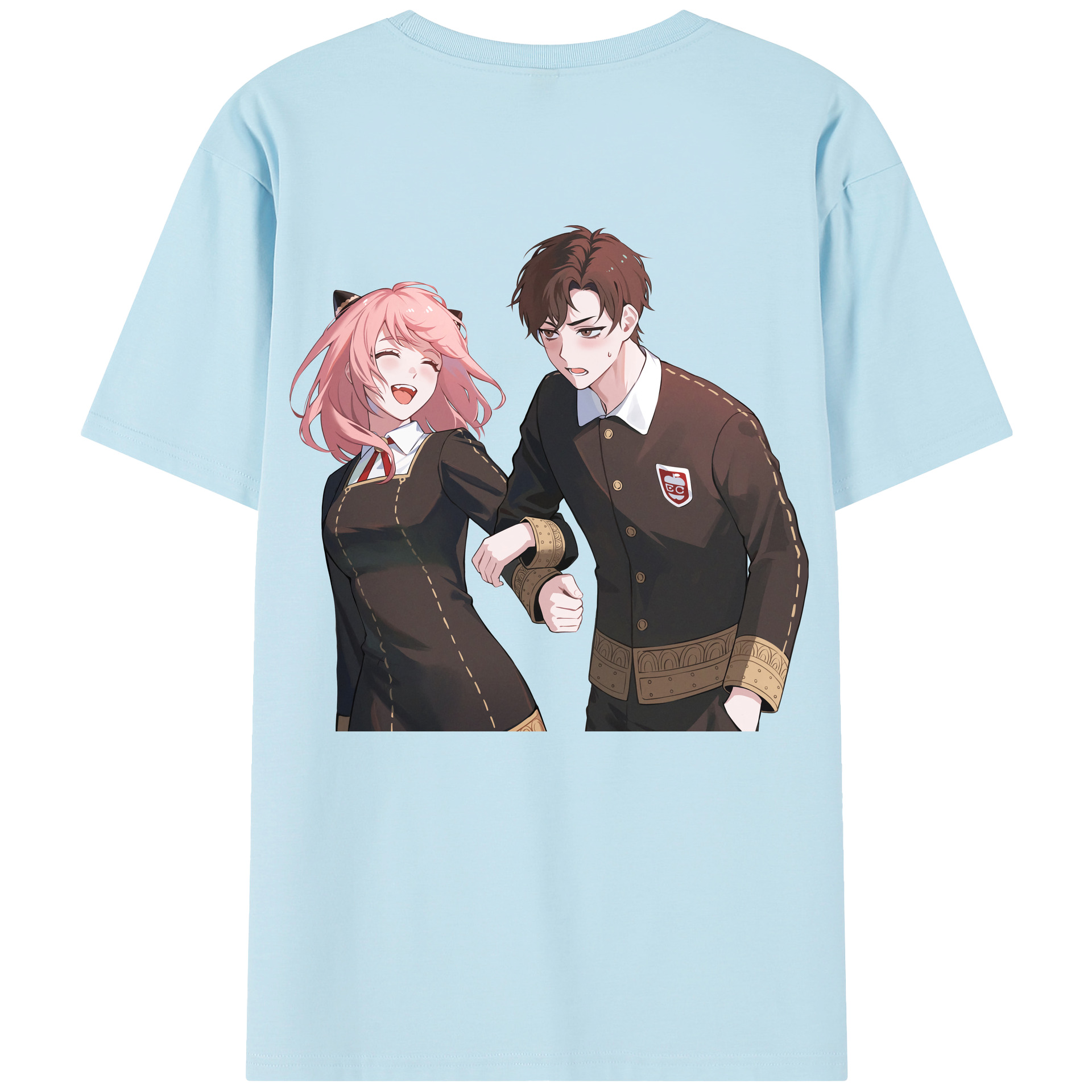 （画像用） SPY×FAMILY间谍家家酒 綿100％半袖Tシャツ（背面プリント）